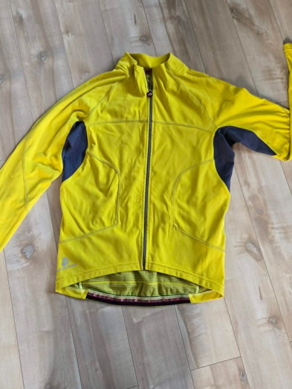 Hincapie Sportswear Men’s LS Catalyst Cycling Jersey Jacket Neon Yellow Medium M